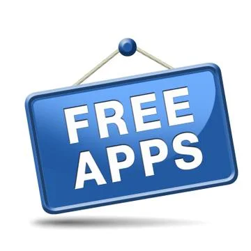 Free apps Stock Illustration