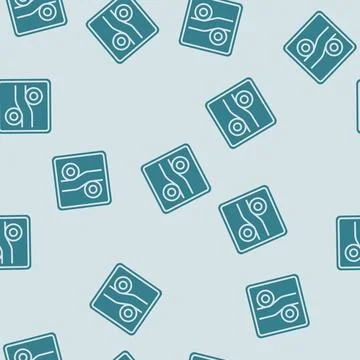 Free bending label product caution glyph seamless pattern Stock Illustration