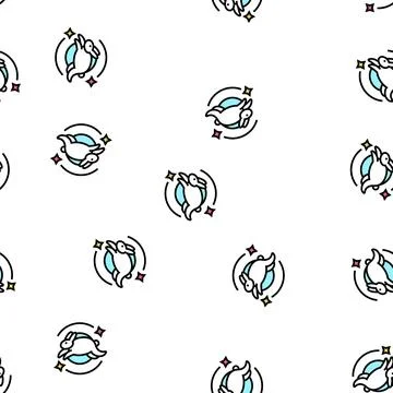 Free bunny vector seamless pattern Stock Illustration