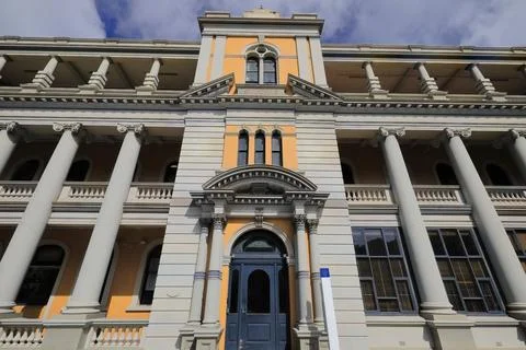 Free Classical facade of the De Lacy building on Victoria Street, Darlinghurst. Stock Photos