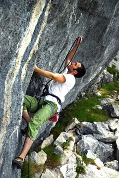 Free climber Stock Photos