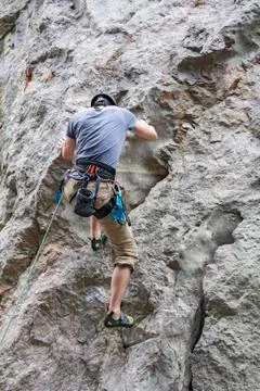 Free climbing Stock Photos