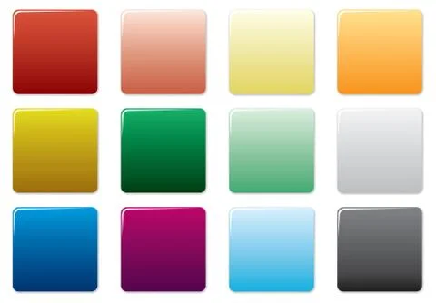 Free colored buttons set. Stock Illustration