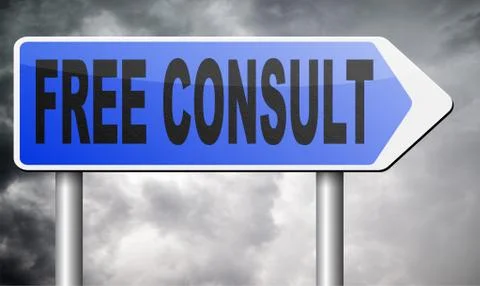 Free consult Stock Illustration