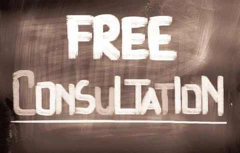 Free consultation concept Stock Illustration