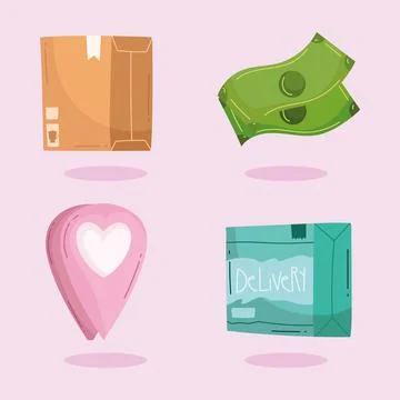 Free delivery icon Illustration