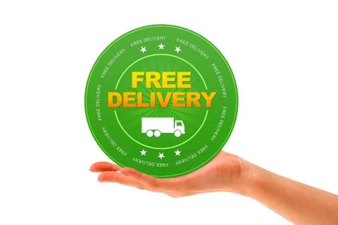 Free delivery Stock Illustration
