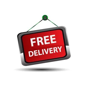 Free delivery Stock Illustration