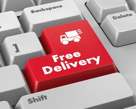 Free delivery Stock Illustration