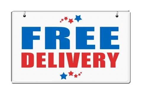 Free Delivery Ilustração Stock