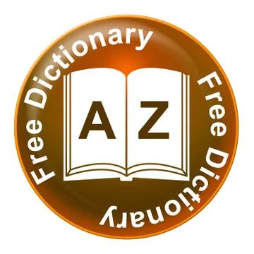  Free Dictionary Indicating No Cost And Definition Stock Illustration