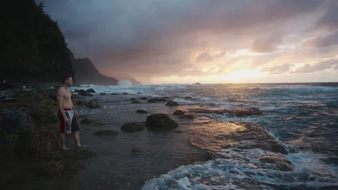 Free Dive Into Ocean Stock Footage 75264247