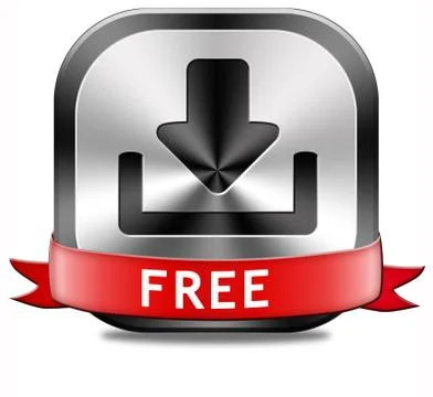Free download button Stock Illustration