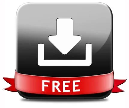 Free download button Stock Illustration