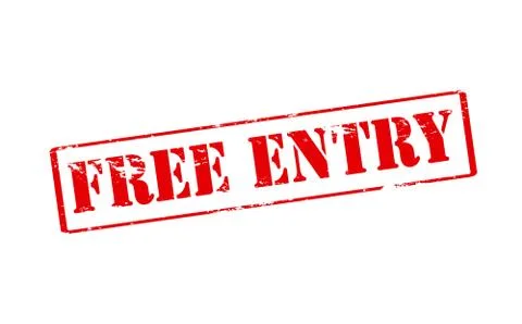 Free entry Stock Illustration