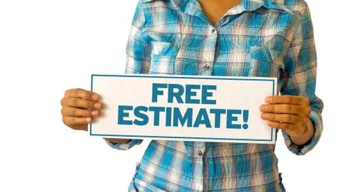 Free estimate Stock Illustration