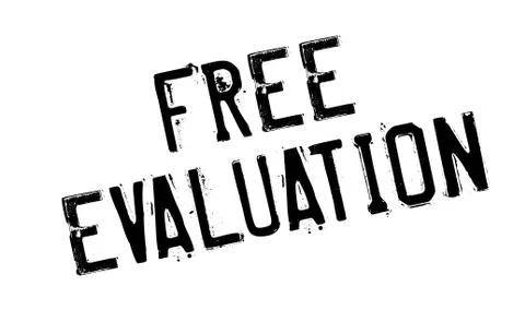 Free Evaluation rubber stamp イラスト素材