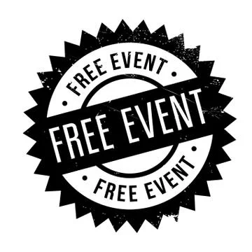 Free event stamp Ilustración de archivo
