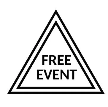 FREE EVENT stamp on white Stock Illustration