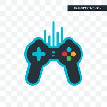 Free gaming vector icon isolated on transparent background, free gaming logo  Stockillustratie