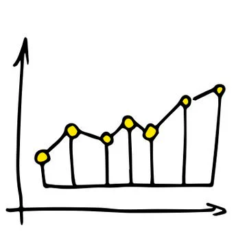 Free hand vector drawing of a diagram. 스톡 일러스트