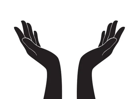 Free hands art vector Stock Illustration