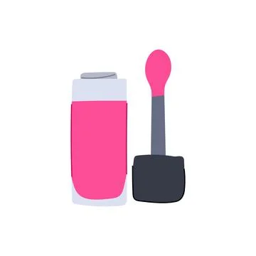 Free lip gloss cartoon vector illustration Stock Illustration