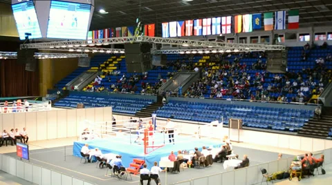 Free open Junior World Boxing Championships 2013 in Kiev, Ukraine. Stock-Footage 37726482