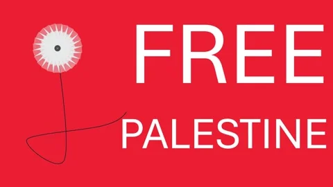 FREE PALESTINE Video stock 325709543