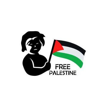 Free palestine Stock Illustration