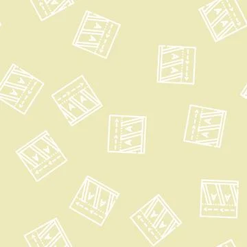 Free parking places line vector seamless pattern Stock Illustration