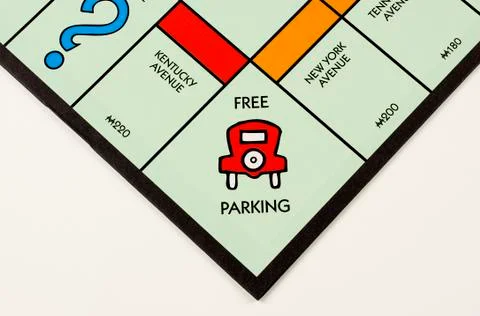 Free parking square Stock Photos