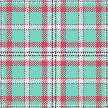 Free plaid fabric vector, old check textile tartan. Covering texture seamle.. Stock Illustration