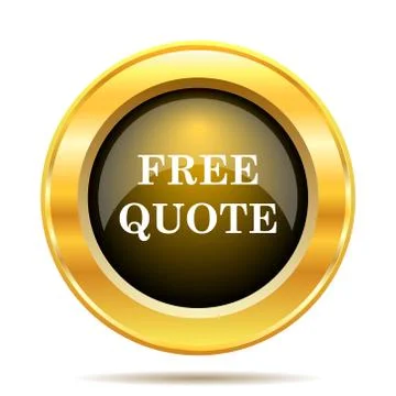 Free quote icon. internet button on white background.. Illustration
