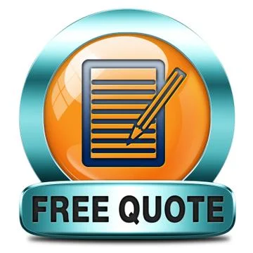 Free quote Illustrazione stock