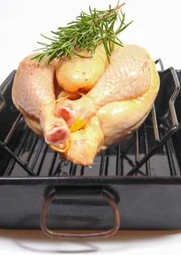 Free range chicken Stock Photos