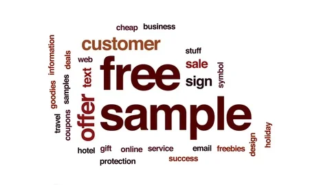 Free sample animated word cloud, text design animation. Stock Footage 75067924