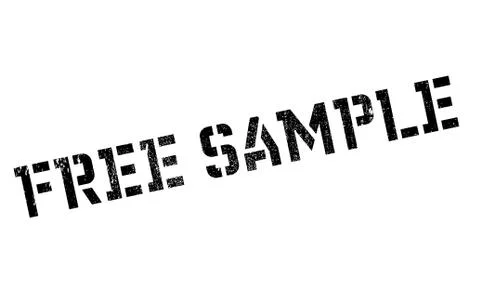 Free Sample rubber stamp Stock Illustration