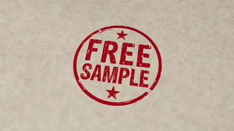 Free sample stamp and stamping animation Stock Footage 224323331