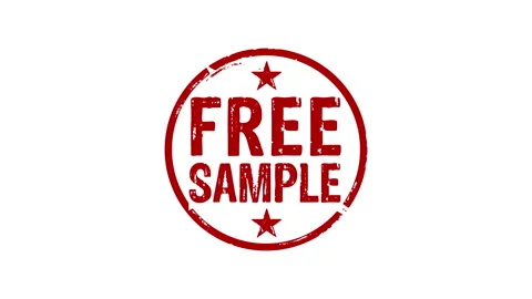 Free sample stamp and stamping isolated animation Stock Footage 224325693
