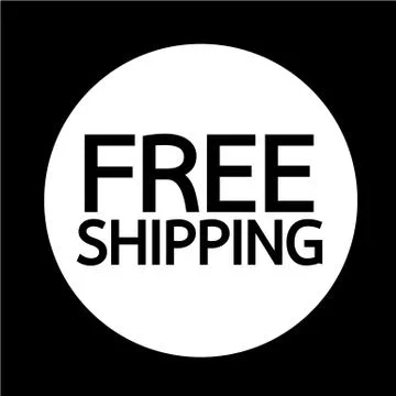 Free Shipping  icon Ilustração Stock