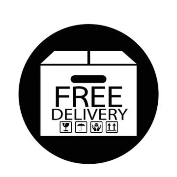 Free Shipping  icon Ilustração Stock