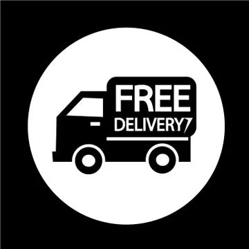 Free Shipping  icon Ilustração Stock