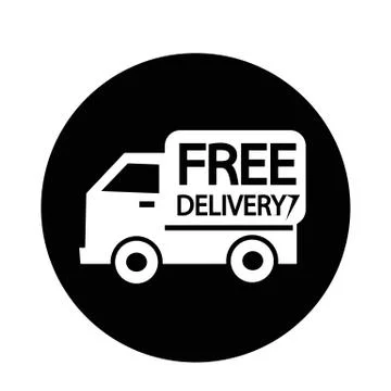 Free Shipping  icon Ilustração Stock