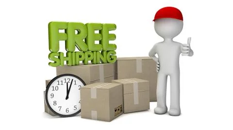 Free shipping Stock Illustration