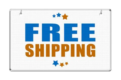Free Shipping Ilustração Stock