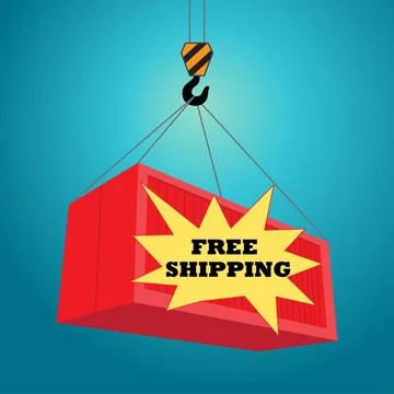Free shipping Stock Illustration