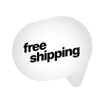 Free Shipping Label. Vector illustration for special offer. Stock Illustration