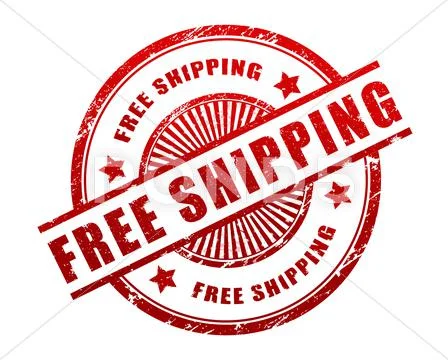 Free shipping stamp concept illustration Stock Illustration