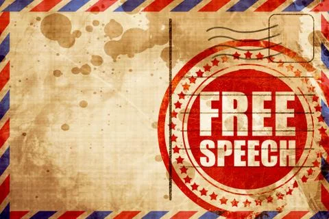 Free speech Stock Illustration